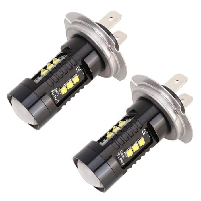 2 PCS H7 DC12V 4.3W 6000K 500LM Nebelscheinwerfer mit 12LEDs SMD-2525 – Bild 2