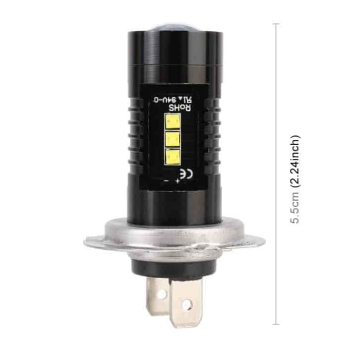 2 PCS H7 DC12V 4.3W 6000K 500LM Nebelscheinwerfer mit 12LEDs SMD-2525 – Bild 4