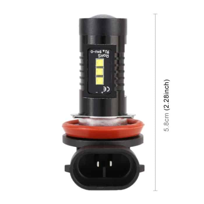 2 PCS H11 / H8 DC12V 4,3 W 6000K 500LM Nebelscheinwerfer mit 12LEDs SMD-2525 – Bild 4