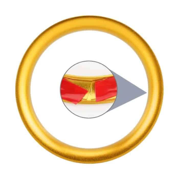 8-teiliges Auto-Aluminiumlegierungs-Klimaanlagenknopfgehäuse und -sockel für Honda XR-V, For Honda XR-V (Gold), For Honda XR-V (Purple), For Honda XR-V (Red), For Honda XR-V (Blue) – Bild 3