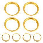 8-teiliges Auto-Aluminiumlegierungs-Klimaanlagenknopfgehäuse und -sockel für Honda XR-V, For Honda XR-V (Gold), For Honda XR-V (Purple), For Honda XR-V (Red), For Honda XR-V (Blue) – Bild 5