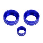 3-teiliges Auto-Metall-Klimaanlagenknopfgehäuse für Honda AVANCIER / URV, For Honda AVANCIER / URV (Blue), For Honda AVANCIER / URV (Red) – Bild 3