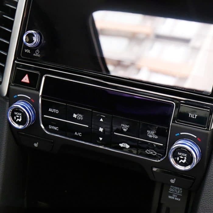 3-teiliges Auto-Metall-Klimaanlagenknopfgehäuse für Honda AVANCIER / URV, For Honda AVANCIER / URV (Blue), For Honda AVANCIER / URV (Red) – Bild 6