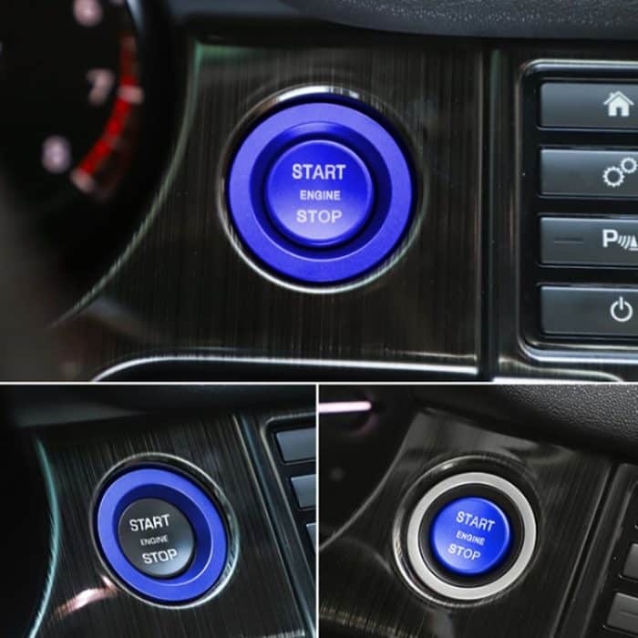 Auto Motor Start Key Push Button Ring Trim Metall Aufkleber Dekoration für Land Rover/Jaguar, For Land Rover/Jaguar – Bild 5