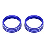 2-teiliges Auto-Metall-Klimaanlagenknopfgehäuse für Nissan X-TRAIL, For Nissan X-TRAIL (Blue), For Nissan X-TRAIL (Red), For Nissan X-TRAIL (Silver) – Bild 2