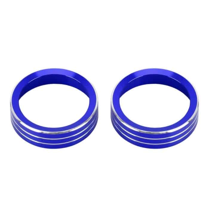 2-teiliges Auto-Metall-Klimaanlagenknopfgehäuse für Nissan X-TRAIL, For Nissan X-TRAIL (Blue), For Nissan X-TRAIL (Red), For Nissan X-TRAIL (Silver) – Bild 2