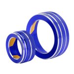 3-teiliges Auto-Metall-Klimaanlagenknopfgehäuse für Honda CR-V 2017, For Honda CR-V 2017 (Blue), For Honda CR-V 2017 (Red) – Bild 3