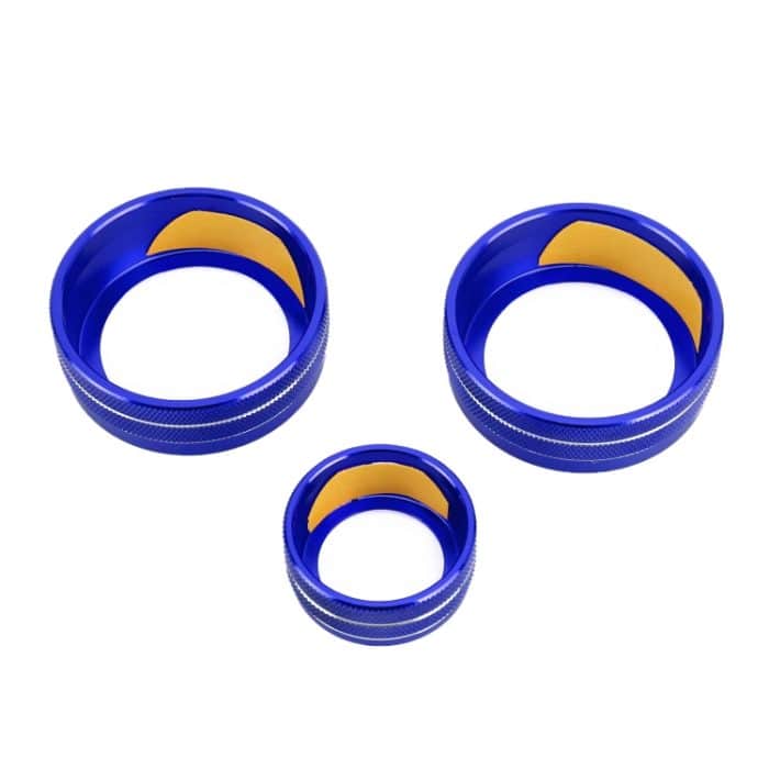 3-teiliges Auto-Metall-Klimaanlagenknopfgehäuse für Honda CR-V 2017, For Honda CR-V 2017 (Blue), For Honda CR-V 2017 (Red) – Bild 4