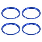 4 Stück Auto Metall Luftauslass dekorativer Außenring für Audi A3 / S3 / Q2L, For Audi A3 / S3 / Q2L – Bild 3
