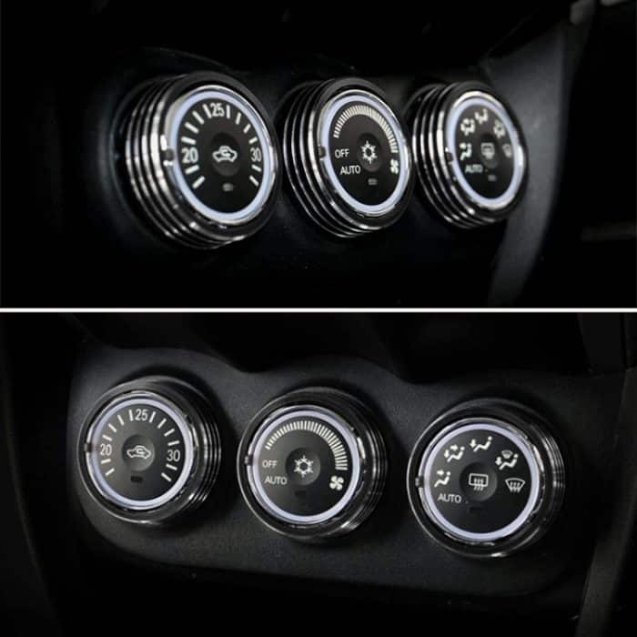 Auto-Metall-Klimaanlagenknopfgehäuse für Mitsubishi ASX, For Mitsubishi ASX (Black), For Mitsubishi ASX (Gold), For Mitsubishi ASX (Blue), For Mitsubishi ASX (Red), For Mitsubishi ASX (Silver) – Bild 6