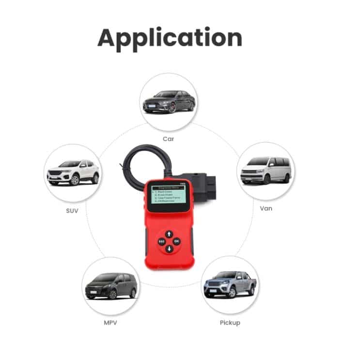 V309 Auto tragbarer OBD2-Scanner Autodiagnosewerkzeug OBD 2 Kfz-Scanner OBD-Codeleser – Bild 5