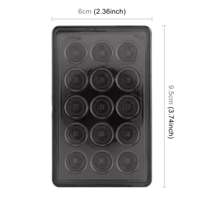 DC12V 1W Auto Quadratisches Highlight Bremslicht Rückfahrlicht mit 15LEDs SMD-3528, Square (Black), Square (Red), Square (Transparent) – Bild 9