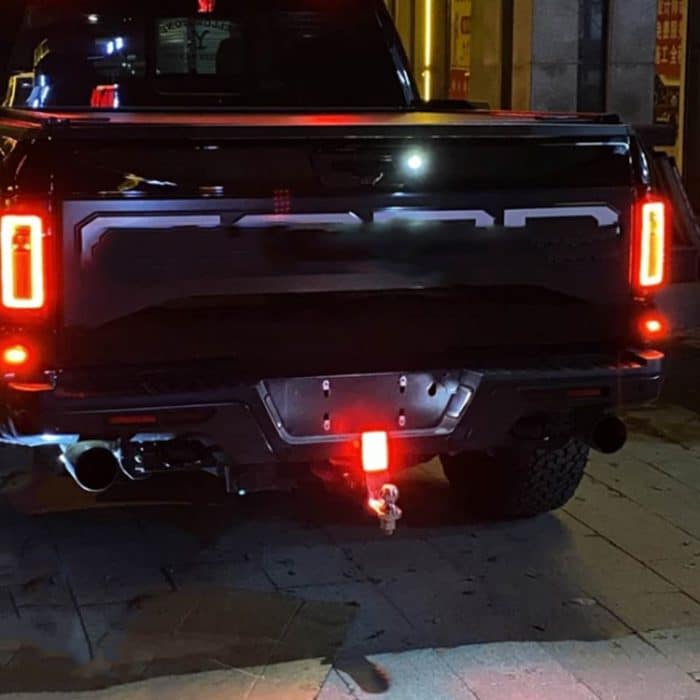 DC12V 1W Auto Quadratisches Highlight Bremslicht Rückfahrlicht mit 15LEDs SMD-3528, Square (Black), Square (Red), Square (Transparent) – Bild 5