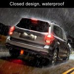 DC12V 1W Auto Quadratisches Highlight Bremslicht Rückfahrlicht mit 15LEDs SMD-3528, Square (Black), Square (Red), Square (Transparent) – Bild 6