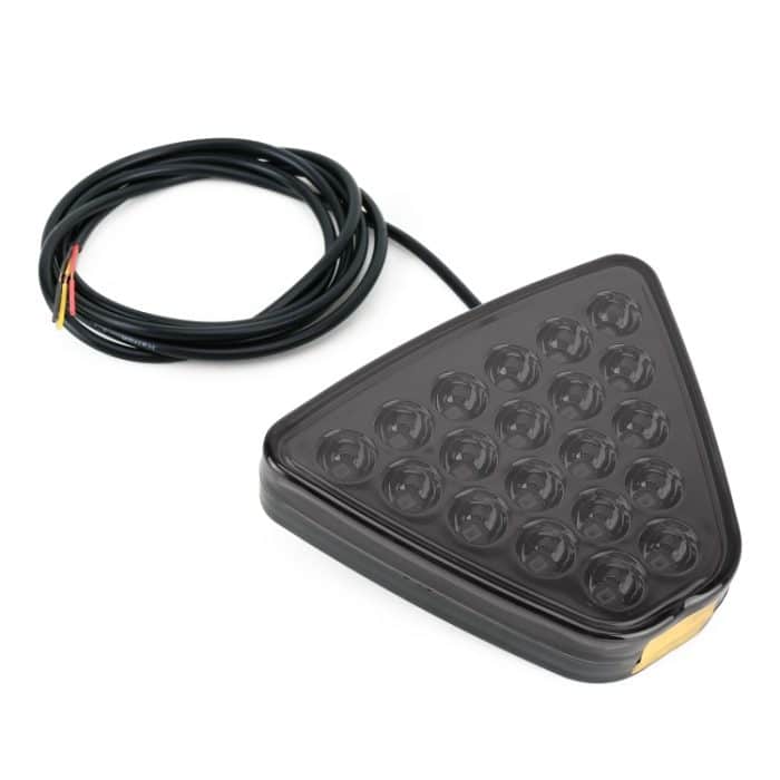 DC12V 1W Auto Dreieck Highlight Bremslichter Rückfahrlicht mit 20LEDs SMD-3528, Triangle (Black), Triangle (Red), Triangle (Transparent) – Bild 9