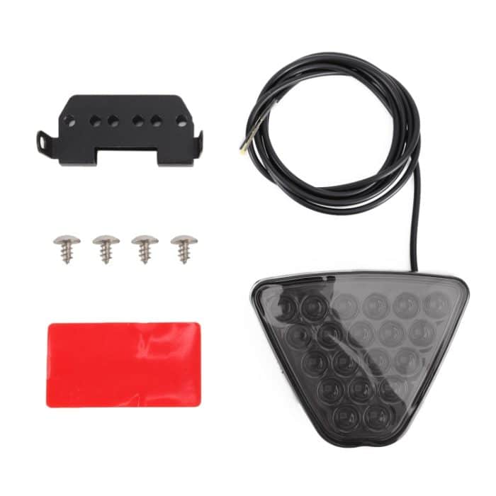 DC12V 1W Auto Dreieck Highlight Bremslichter Rückfahrlicht mit 20LEDs SMD-3528, Triangle (Black), Triangle (Red), Triangle (Transparent) – Bild 13