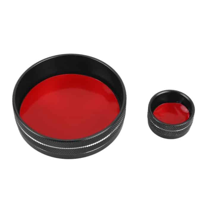 2 Stück Auto-Metall-Zentralkontrollknopfgehäuse für Cadillac, For Cadillac (Black), For Cadillac (Blue), For Cadillac (Red) – Bild 4