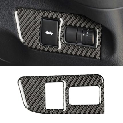 Auto-Karbonfaser-Kofferraumschalter-dekorativer Aufkleber für Subaru BRZ / Toyota 86 2013–2017, Rechtsantrieb, Trunk Switch, Right Drive