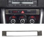 Auto-Carbonfaser-Zentralsteuerungsuhr-dekorativer Aufkleber für Subaru BRZ / Toyota 86 2013–2017, linker und rechter Antrieb universell, Central Control Clock