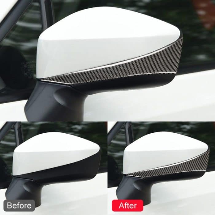 Auto-Kohlefaser-Rückspiegel-Antikollisionsstreifen für Subaru BRZ / Toyota 86 2013–2017, linker und rechter Antrieb Universal, Rearview Mirror Anti-collision Strip – Bild 5