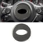 Auto-Carbonfaser-Lenkrad-dekorativer Aufkleber für Subaru BRZ 2013–2017, linker und rechter Antrieb, universell, Steering Wheel for Subaru BRZ