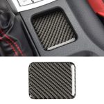 Auto-Carbonfaser-Sitzheizungspanel-dekorativer Aufkleber für Subaru BRZ / Toyota 86 2013–2019, linker und rechter Antrieb, universell ohne Loch, Seat Heating Panel