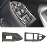 Auto-Carbonfaser-Fensterglas-Hebepaneel, dekorativer Aufkleber für Subaru BRZ / Toyota 86 2013–2017, Rechtsantrieb, Lifting Panel, Right Drive