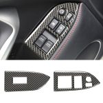 Auto-Carbonfaser-Fensterglas-Hebepaneel, dekorativer Aufkleber für Subaru BRZ / Toyota 86 2013–2017, linker Antrieb, Lifting Panel, Left Drive