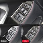 Auto-Carbonfaser-Fensterglas-Hebepaneel, dekorativer Aufkleber für Subaru BRZ / Toyota 86 2013–2017, linker Antrieb, Lifting Panel, Left Drive – Bild 5