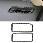 Auto Carbon Fiber Instrument Air Outlet Dekorativer Aufkleber für Lexus IS250 2013-, Linksantrieb