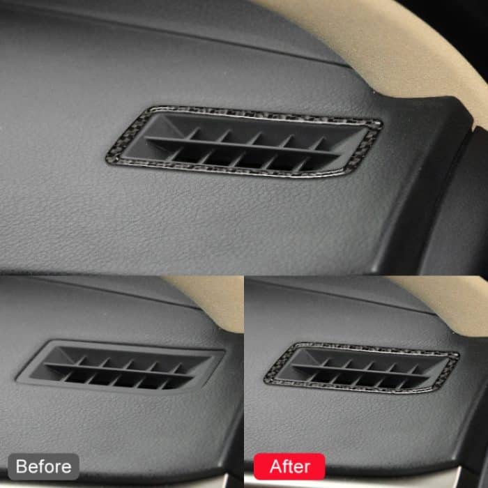 Auto Carbon Fiber Instrument Air Outlet Dekorativer Aufkleber für Lexus IS250 2013-, Linksantrieb – Bild 5