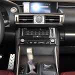 Auto Carbon Fiber Klimaanlage CD Panel dekorative Aufkleber für Lexus IS250 2013-, Linksantrieb – Bild 6