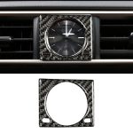 Auto Carbon Fiber Clock Box Dekorativer Aufkleber für Lexus IS250 2013-, Linkslenker