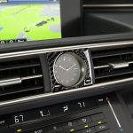 Auto Carbon Fiber Clock Box Dekorativer Aufkleber für Lexus IS250 2013-, Linkslenker – Bild 6