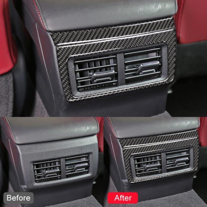 Auto Carbon Fiber Hinterluftauslass Dekorativer Aufkleber für Lexus IS250 2013-, Linksantrieb – Bild 5
