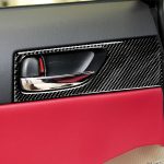 Auto Carbon Fiber Hintertürgriff Dekorativer Aufkleber für Lexus IS250 2013-, Linkslenker – Bild 6