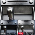 Auto Carbon Fiber Central Control Panel Dekorativer Aufkleber für Lexus IS250 2013-, Left Drive B Style – Bild 5