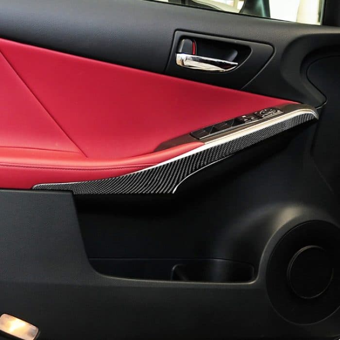 Auto Carbon Fiber Tür Dekorleiste für Lexus IS250 2013-, Linkslenker – Bild 6