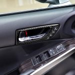 Auto Carbon Faser Haustürgriff dekorative Aufkleber für Lexus IS250 2013-, Linksantrieb A Style – Bild 6