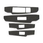 Auto Carbon Fiber Fenster Glas Hebepaneel Knopf Dekorativer Aufkleber für Lexus IS250 2013-, Linksantrieb A Style – Bild 2