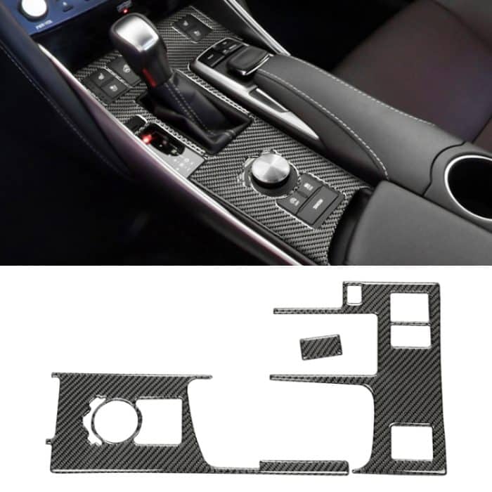 Auto Carbon Fiber Gear Position Panel Dekorativer Aufkleber für Lexus IS250 2013-, Left Drive A Style – Bild 1