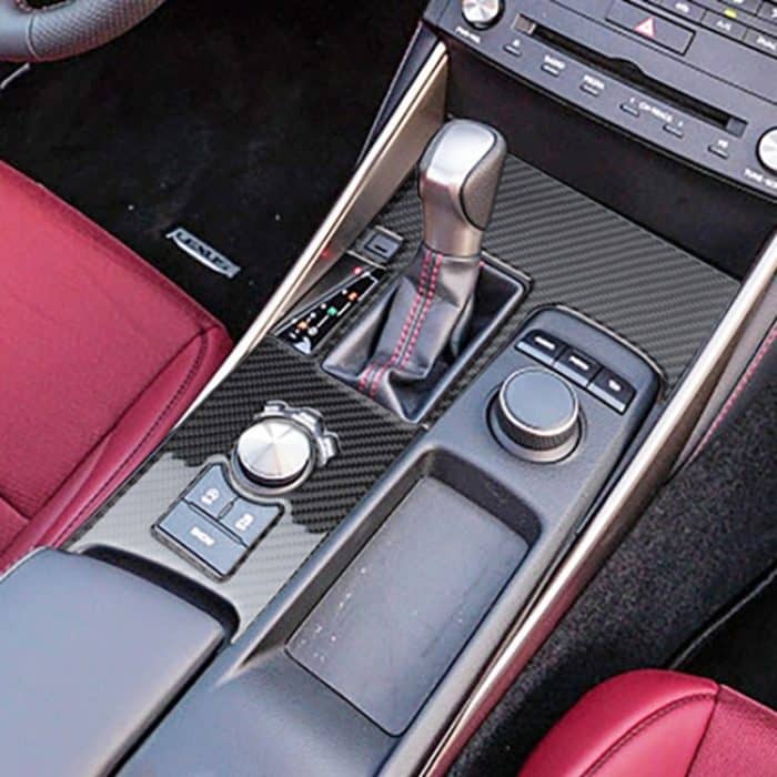 Auto Carbon Fiber Gear Position Panel Dekorativer Aufkleber für Lexus IS250 2013-, Left Drive B Style – Bild 6