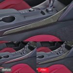 Auto Carbon Fiber Gear Position Seite Dekorstreifen für Lexus IS250 2013-, Linksantrieb – Bild 5