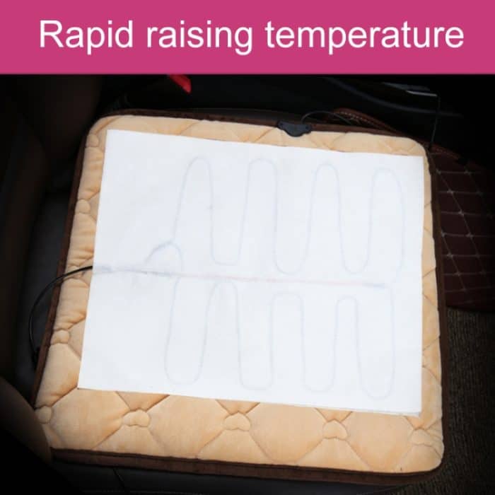 Auto-USB-Sitzheizung, Kissenwärmer, Winterbeheizte warme Matte, Stil: Herzform, Heart Shape (Black), Heart Shape (Coffee), Heart Shape (Beige), Heart Shape (Red) – Bild 4