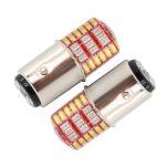 2 PCS 1157 DC12V / 1.1W Motorrad- / Auto-LED Zweifarbiges Blinklicht Blinker / Bremsleuchte mit 42LEDs SMD-3014 Lamp Beads