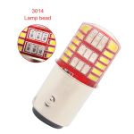 2 PCS 1157 DC12V / 1.1W Motorrad- / Auto-LED Zweifarbiges Blinklicht Blinker / Bremsleuchte mit 42LEDs SMD-3014 Lamp Beads – Bild 4