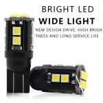 10 PCS T10 / 168/194 DC12V / 1W / 6000K / 60LM Auto-Decodierungs-Begrenzungsleuchten mit 12LEDs SMD-3030 Lampenperlen – Bild 2