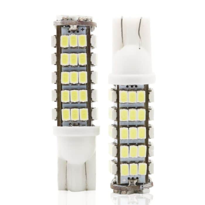 10 PCS T10 DC12V / 1,5W / 6500K / 75LM Autolichtleuchten Leselampe mit 68LEDs SMD-3020 Lampenperlen – Bild 2