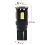 10 PCS T10 DC12V / 1,5W / 6000K / 80LM Auto-Dekodierungs-LED-Begrenzungsleuchten mit 6LEDs SMD-5630-Lampenperlen – Bild 5