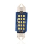 2 stücke 39mm DC12-24V / 1W / 6000K / 60LM 15LEDs SMD Auto Lesen Lampe Dome Licht – Bild 2